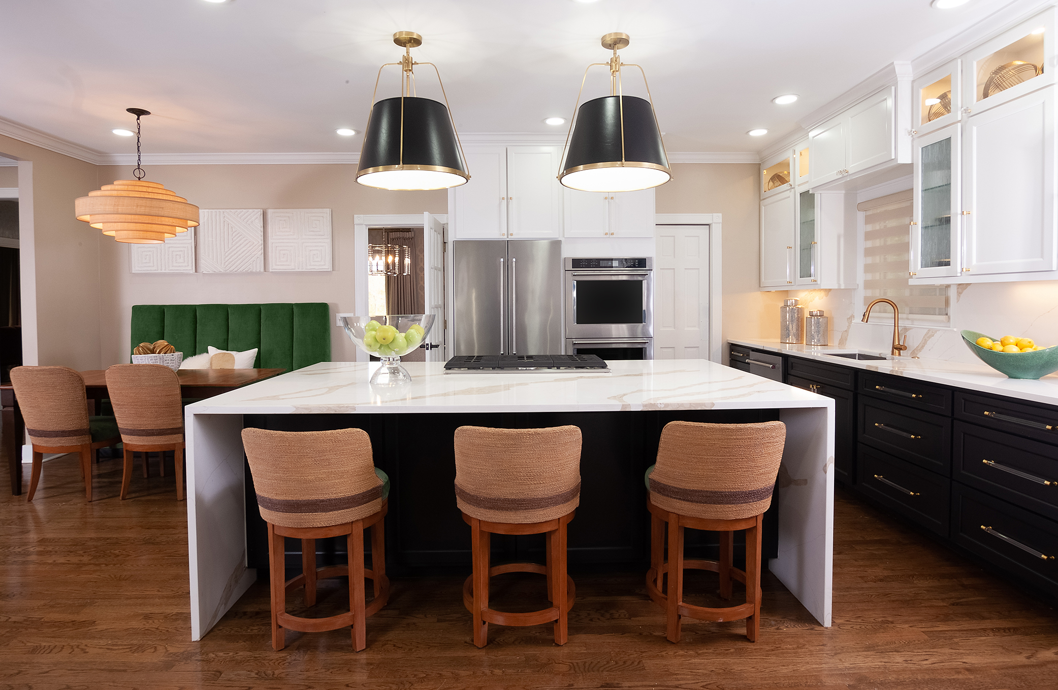 Deziner Tonie modern kitchen interior design and renovation in Palm Beach Polo &amp; Country Club in Wellington, FL.